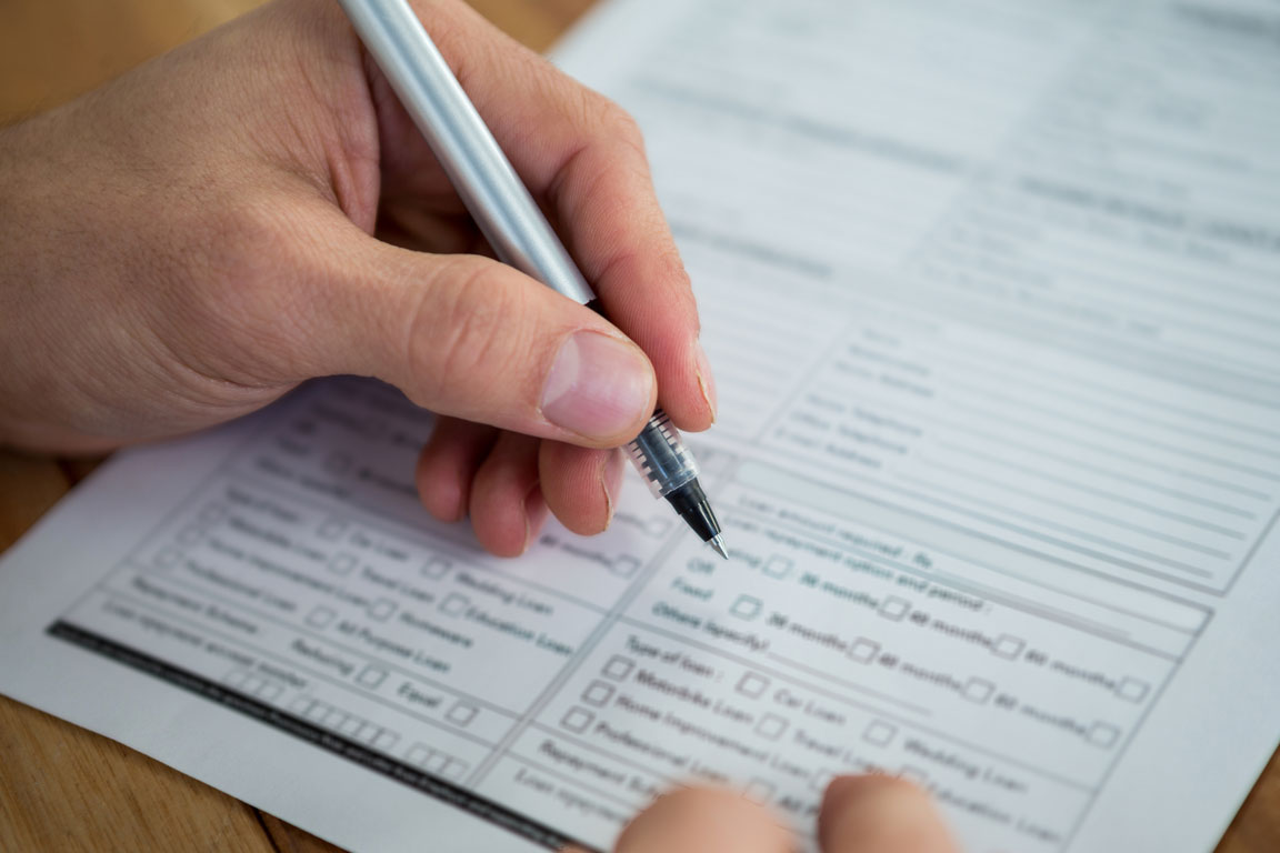 filling out Autism Registry form in New Jersey